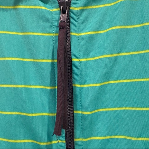 Title Nine by Carve Designs $82 Striped Sun Shirt Full Zip Jacket XL w/ pockets! - Picture 4 of 7